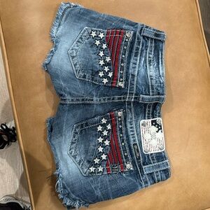 Miss Me signature shorts